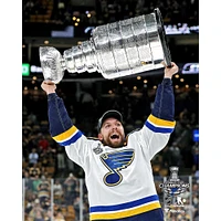David Perron St. Louis Blues Unsigned 2019 Stanley Cup Champions Raising Photograph