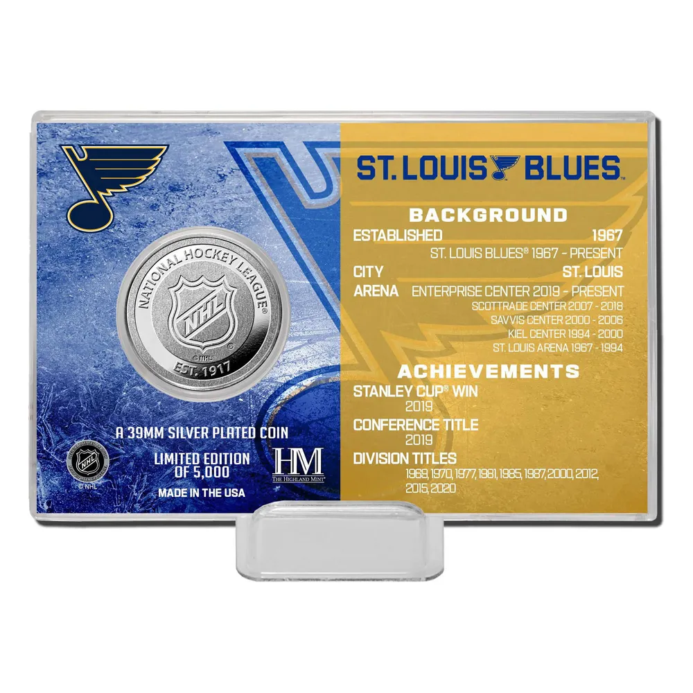 Highland Mint St. Louis Blues Team History - Coin Card