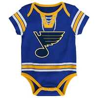 Body bleu en jersey de hockey des Blues St. Louis pour bébé