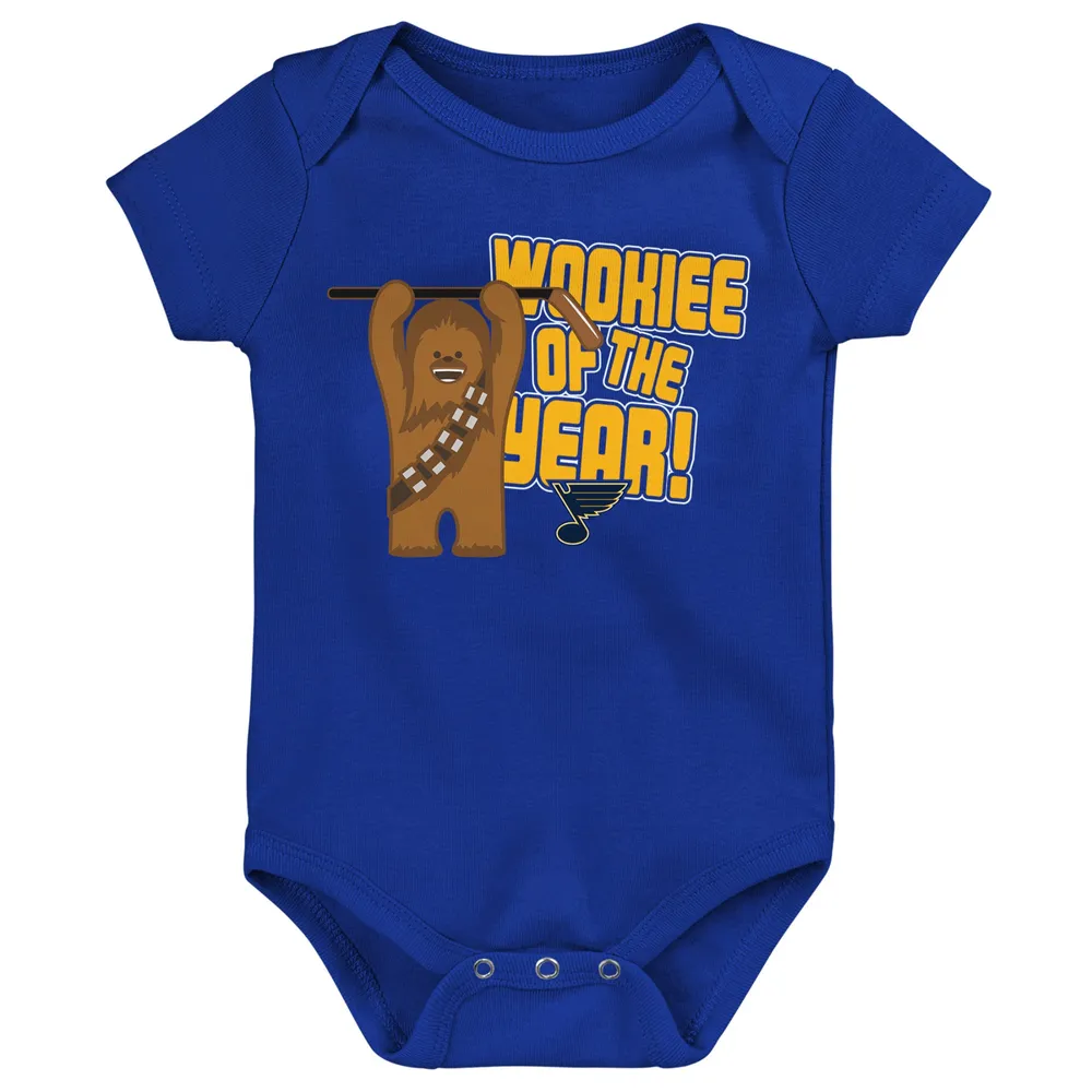 Body bleu St. Louis Blues Star Wars Wookie de l'année pour bébé