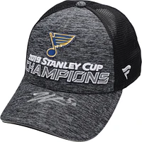 Jordan Binnington St. Louis Blues Autographed 2019 Stanley Cup Champions Locker Room Hat