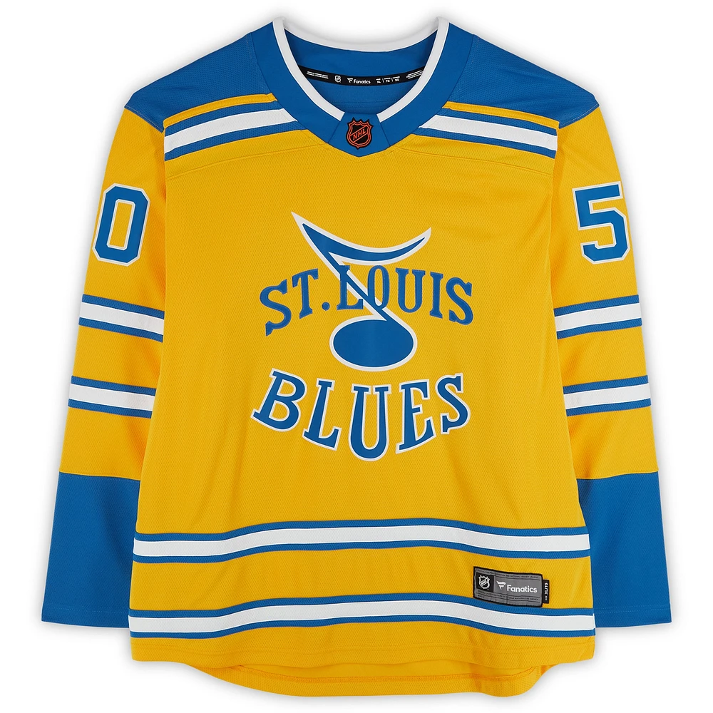 Jordan Binnington St. Louis Blues Autographed 2022-23 Special Edition 2.0 Fanatics Breakaway Jersey