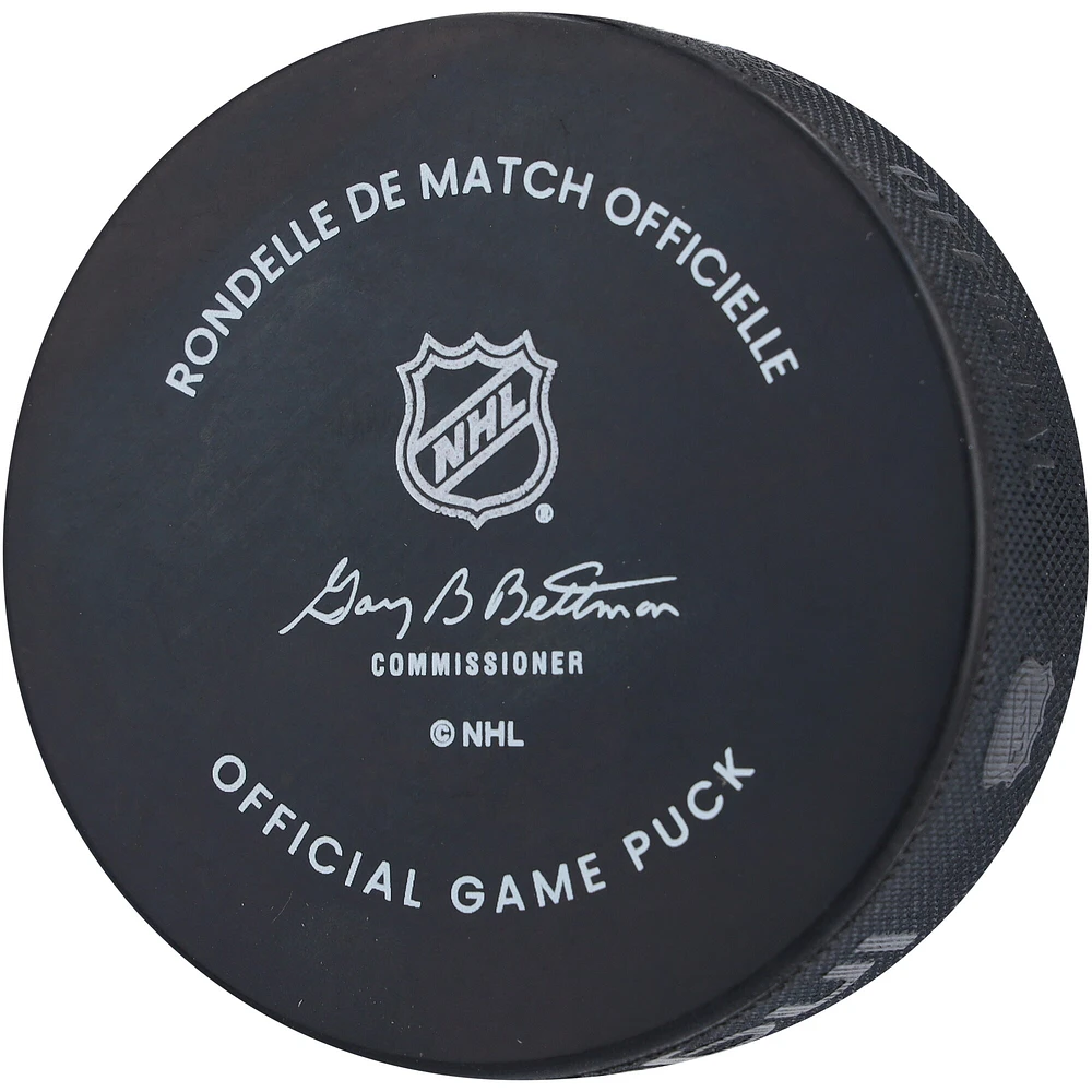 Jordan Binnington St. Louis Blues Autographed 2025 NHL Winter Classic Official Game Puck
