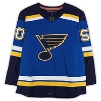 Jordan Binnington St. Louis Blues Autographed Blue adidas Jersey 