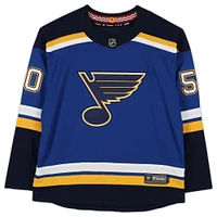 Jordan Binnington St. Louis Blues Autographed Blue Fanatics Breakaway Jersey