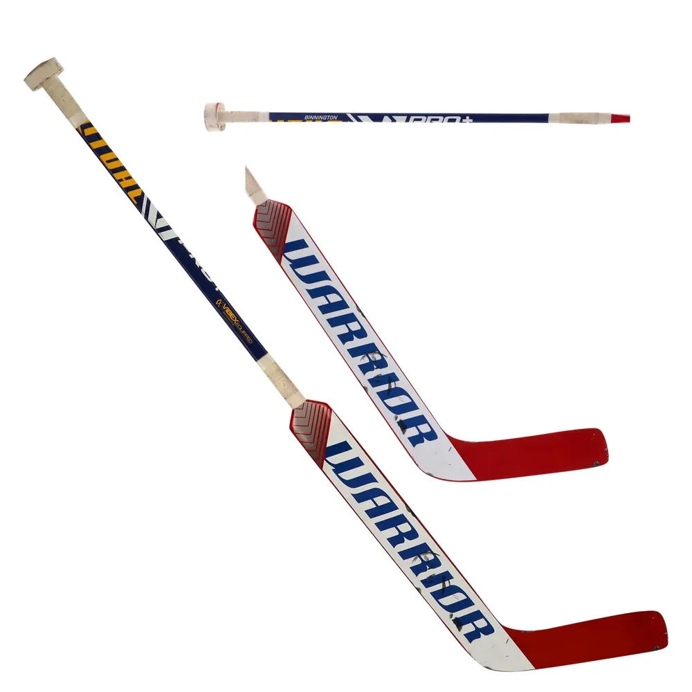 Lids Jordan Binnington St. Louis Blues Fanatics Authentic Game-Used White  and Red Warrior Goalie Stick from the 2021 NHL Season