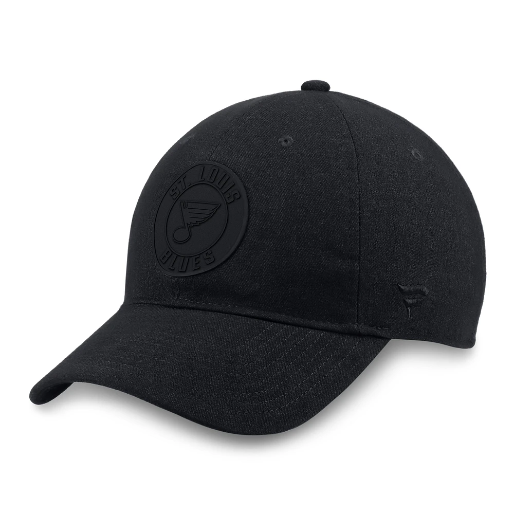 Men's Fanatics  Black St. Louis Blues Team Haze Adjustable Hat