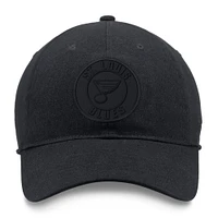 Men's Fanatics  Black St. Louis Blues Team Haze Adjustable Hat