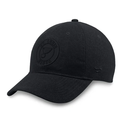 Men's Fanatics  Black St. Louis Blues Team Haze Adjustable Hat