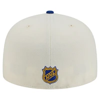 Men's New Era  White St. Louis Blues Chrome Two-Toned 59FIFTY Fitted Hat
