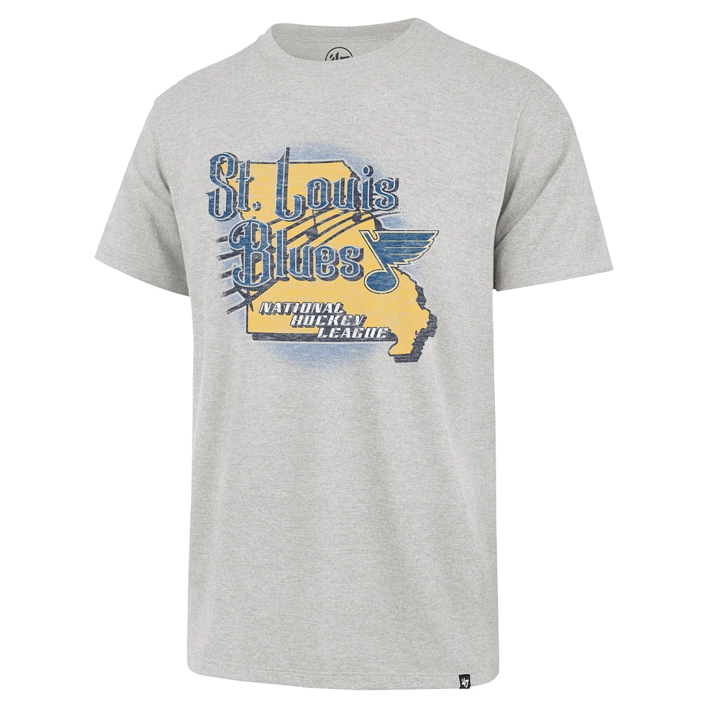 T-shirt Franklin localisé régional '47 gris St. Louis Blues pour hommes