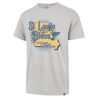 Men's '47 Gray St. Louis Blues Regional Localized Franklin T-Shirt