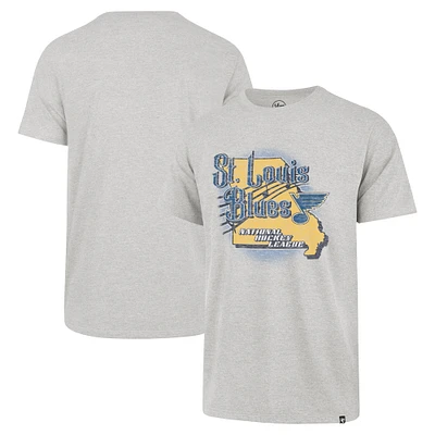 Men's '47 Gray St. Louis Blues Regional Localized Franklin T-Shirt