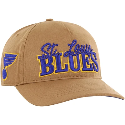 Chapeau réglable '47 Tan St. Louis Blues Barnes Hitch pour hommes