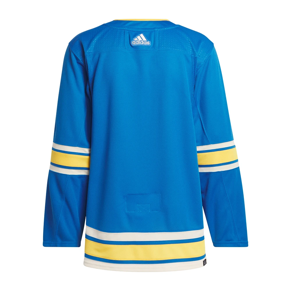 Maillot adidas bleu St. Louis Blues Alternate Authentic Primegreen pour homme