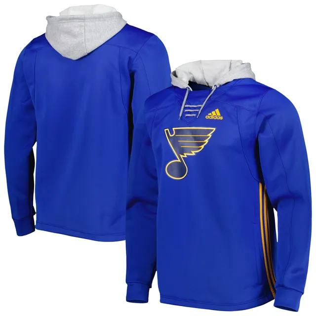 Men's Adidas Blue Tampa Bay Lightning Skate Lace Primeblue Team Pullover Hoodie Size: Extra Large