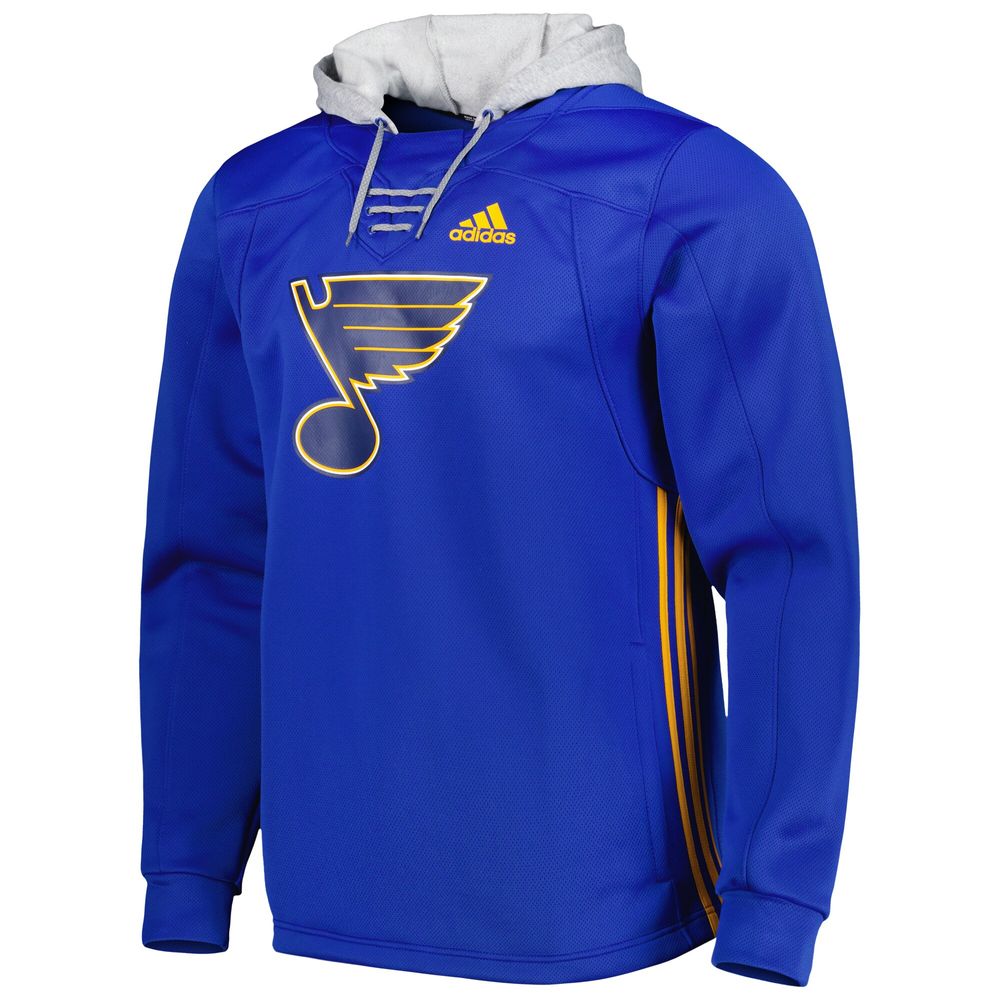 Men's adidas Blue St. Louis Blues Skate Lace Primeblue Team Pullover Hoodie