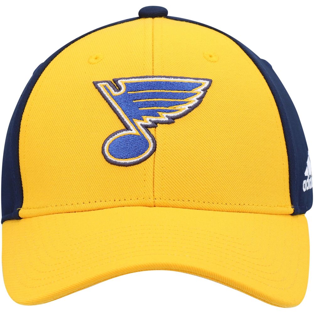 Men's adidas Gold/Navy St. Louis Blues Team Adjustable Hat