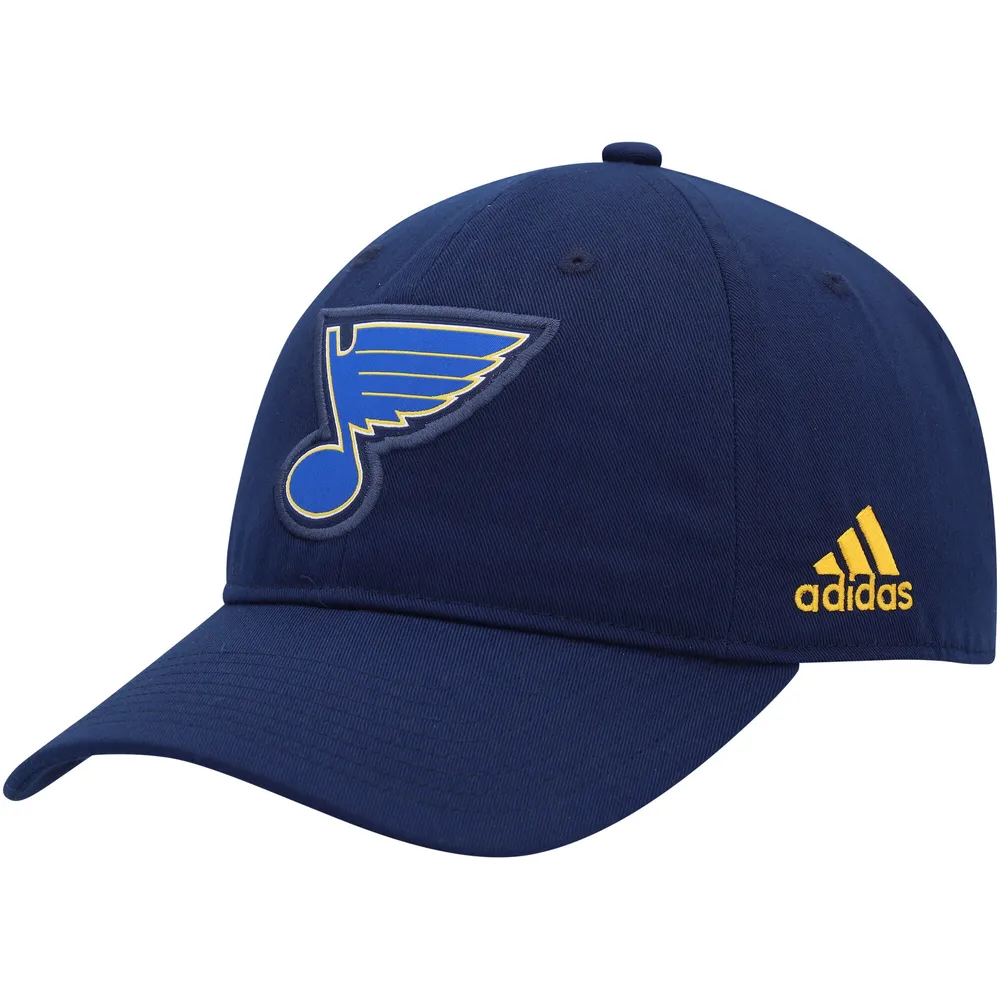 Men's adidas Navy St. Louis Blues Primary Logo Adjustable Hat