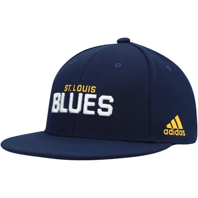 Lids St. Louis Blues Mitchell & Ness Vintage Script Snapback Hat