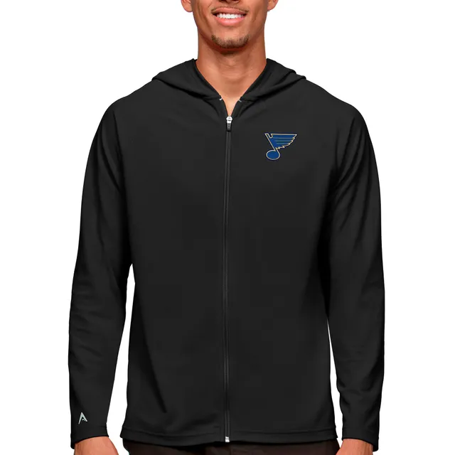 adidas Men's Heathered Gray St. Louis Blues Fashion Full-Zip