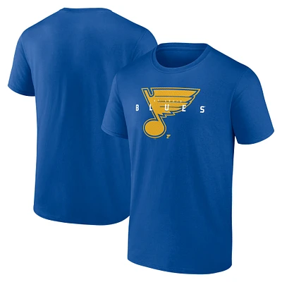 T-shirt coordonné bleu pour homme des St. Louis Blues