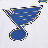 Maillot de jeu puissance Chris Pronger pour homme, blanc, St. Louis Blues 1999-00