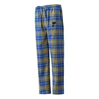 Pantalon de nuit Concepts Sport bleu/or St. Louis Blues Concord Flannel pour hommes