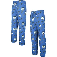 Men's Concepts Sport Blue St. Louis Blues Gauge Allover Print Knit Sleep Pants