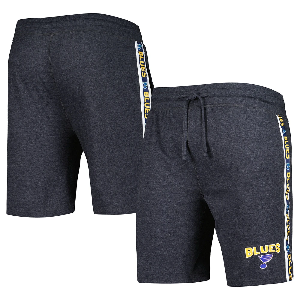 Men's Concepts Sport  Charcoal St. Louis Blues Team Stripe Shorts