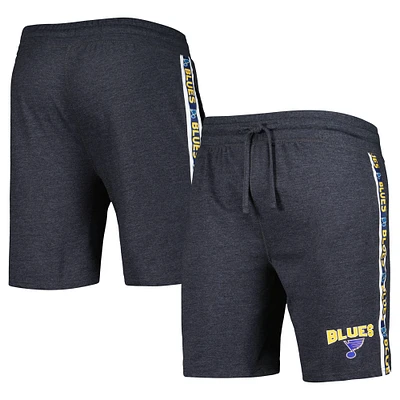 Short à rayures St. Louis Blues Team Concepts Sport pour homme, anthracite