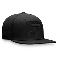 Men's Fanatics Black St. Louis Blues Team Haze Fitted Hat