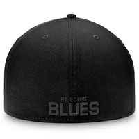 Men's Fanatics Black St. Louis Blues Team Haze Fitted Hat