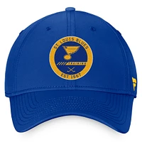 Casquette flexible bleue St. Louis Blues 2022 Authentic Pro Training Camp pour hommes