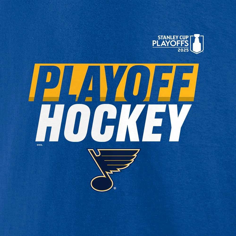 Men's Fanatics Blue St. Louis Blues 2025 Stanley Cup Playoffs Breakout T-Shirt