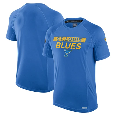 Men's Fanatics Blue St. Louis Blues Authentic Pro Tech Raglan T-Shirt