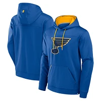 Sweat à capuche bleu fanatiques pour hommes St. Louis Blues Defender