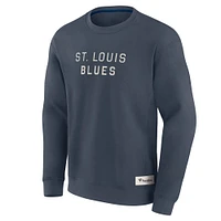 Men's Fanatics Blue St. Louis Blues Elements Future Ground Lettering Pullover Sweatshirt