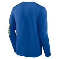 Men's Fanatics Blue St. Louis Blues Headline Long Sleeve T-Shirt