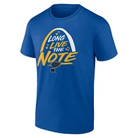 T-shirt local Fanatics bleu St. Louis Blues pour hommes