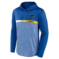 Sweat à capuche Fanatics bleu St. Louis Blues Podium Defender pour hommes