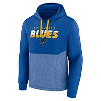 Sweat à capuche Fanatics bleu St. Louis Blues Slash Attack pour hommes