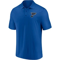 Polo Fanatics bleu pour hommes, St. Louis Blues, série de victoires