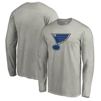 Men's Fanatics Branded Black St. Louis Blues Team Pride Logo Long Sleeve T- Shirt