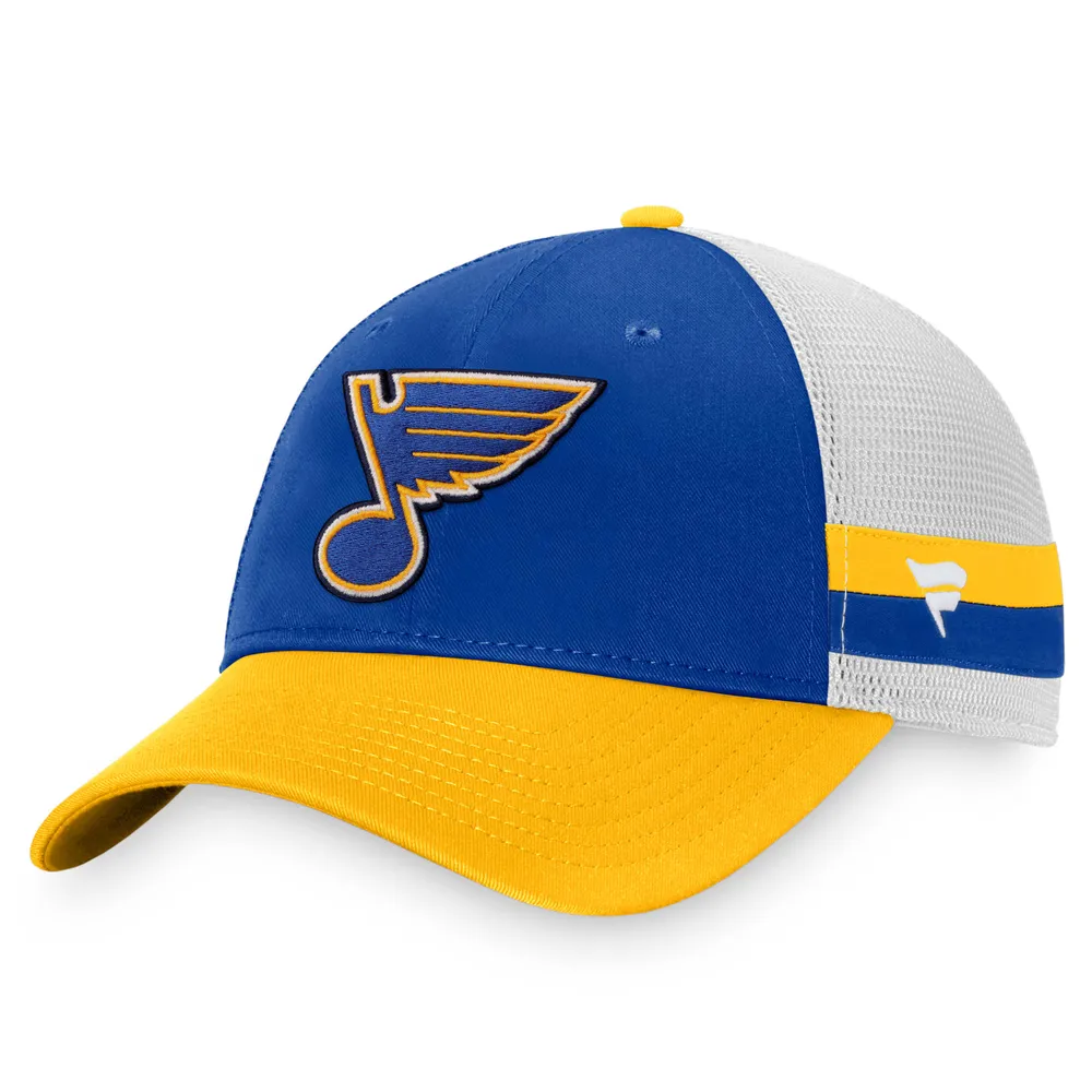 Men's St. Louis Blues Fanatics Branded Royal Heritage Vintage Retro Fitted  Hat