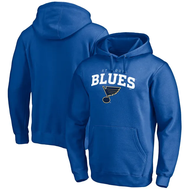 Mens St Louis Blues Hockey Fanatics Longsleeve Blue Polyester Shirt Size  Small