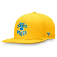 St. Louis Blues Fanatics Branded Gold Special Edition 2.0 Fitted Hat