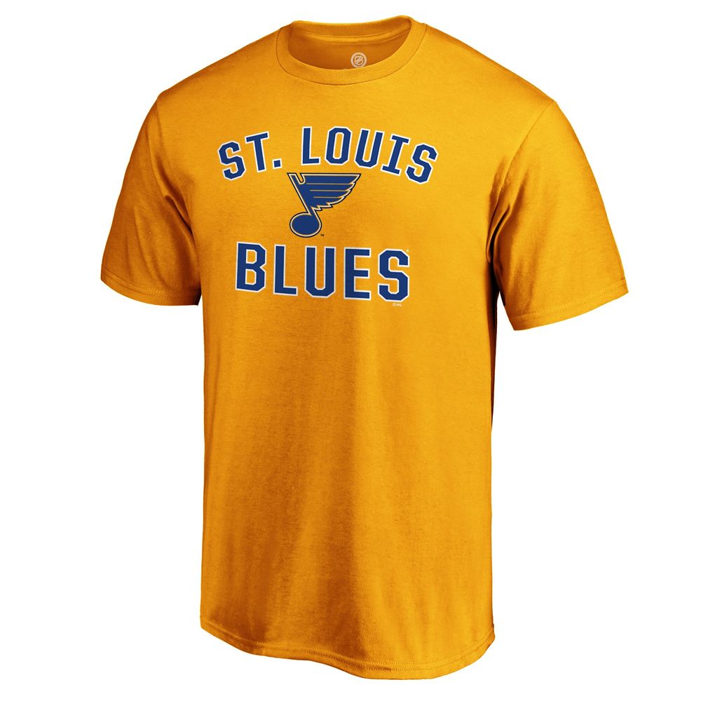 Men's Fanatics Branded White St. Louis Blues Team Pride Logo Long Sleeve T-Shirt Size: Medium