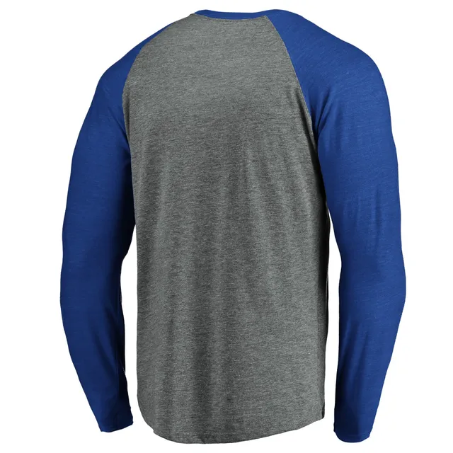 Lids St. Louis Blues Big & Tall Raglan T-Shirt - Heathered Blue