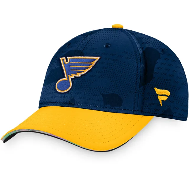 Fanatics Men's Branded Blue St. Louis Blues Authentic Pro Rink Pinnacle  Cuffed Knit Hat